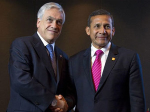 Sebastián Piñera y Ollanta Humala