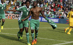 Nigeria celebra su victoria ante Etiopía