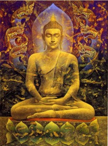 Nacimiento de Buda, bajo estudio Buda