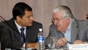 Presidente Correa aún no define reemplazo de Fernando Cordero en el IESS