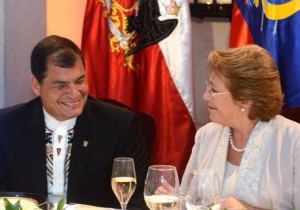 Correa-Bachelet-Chile