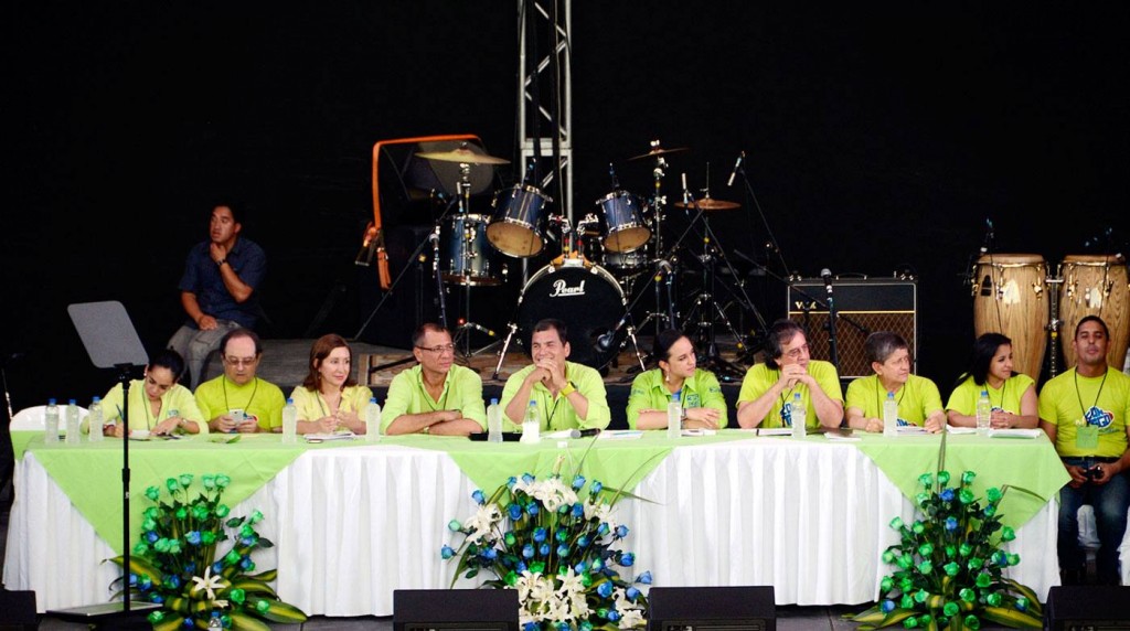 Directores del movimiento durante la IV Convención Nacional.