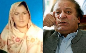 Farzana Parveen fue asesinada con el consentimiento de su padre (der).