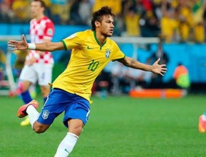 El delantero brasileño Neymar. Foto: EFE