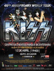 La mítica banda de Rock se presentará este 12 de abril en el Parque Bicentenario de Quito