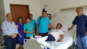 Arq. Javier Arellano  (Director Iglesia Adventista la Puntilla) Psicologa Esther Crisostomo, Dra. Margarita Camargo, Dr. Joel Camargo, Pr. Joel Soto, Dr. Mario Riquelme.