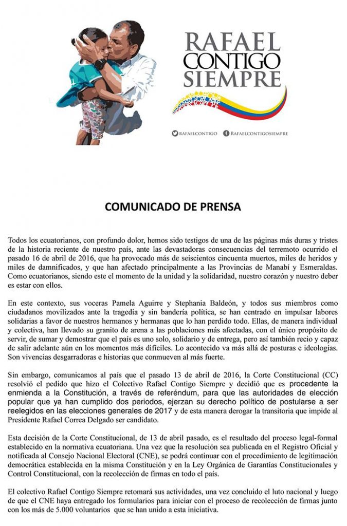 RAFECL CONTIGO-ECUADORTIMES-ECUADORNEWS