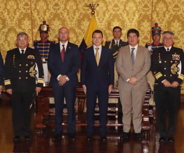 ecuador-times-ecuador-news-daniel-noboa-and-the-new-military-chief-talk-about-a-war-against-organized-crime