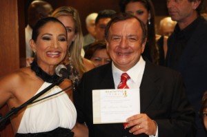 Zaida de Noriega and Alvaro Noboa