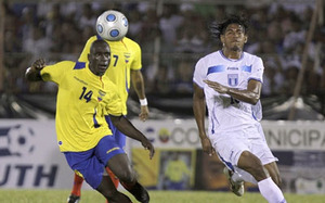 Ecuador reached a tie with Honduras