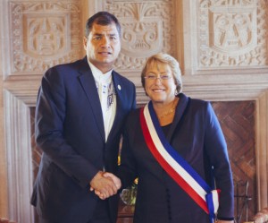 Correa-Chile-Bachelet