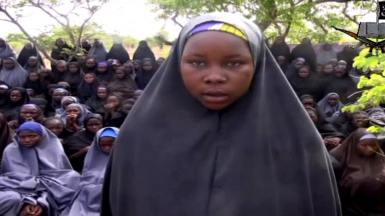 Nigerian abducted girls talking in a video delivered by Boko Haram.