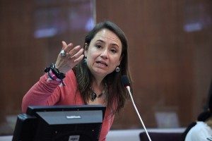 Ximena Ponce, Assemblywoman, received the WIP award on behalf of Ecuador, to gender equality