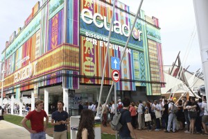 The national stand at the Expo Milan.