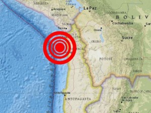 North of Chile under the threat of a possible tsunami