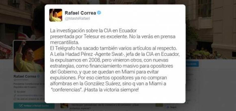 CORREA- CIA-ECUADORTIMES-ECUADORNEWS