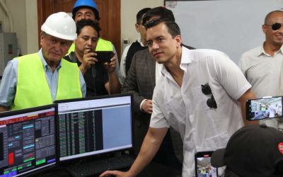 ecuador-times-ecuador-news-president-noboa-supervised-the-start-up-of-96-megawatts-of-energy-from-the-enrique-garcia-central